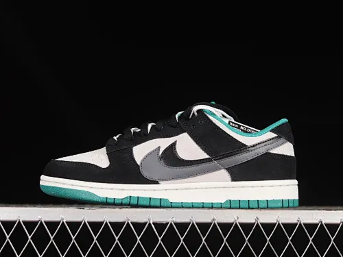 All categories Nk SB Dunk series Nk SB Dunk Low low-top sneakers Nk SB Dunk Low "85" black and gray double hook strap black and green SB low-top sports and leisure sneakers DO9457-133
